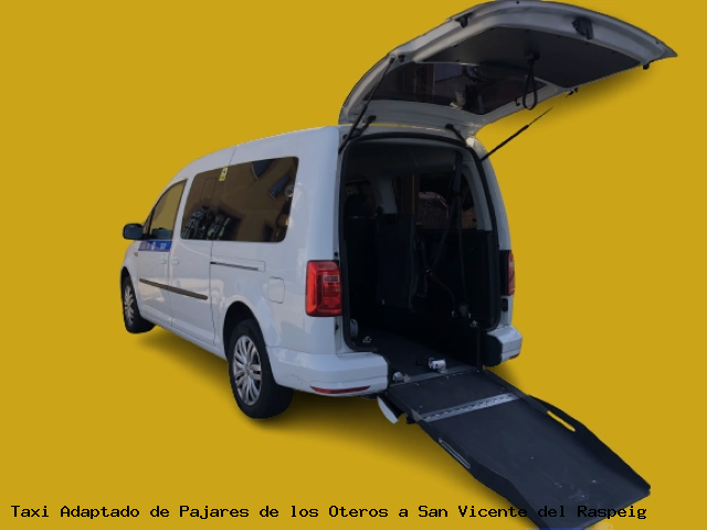 Taxi adaptado de San Vicente del Raspeig a Pajares de los Oteros